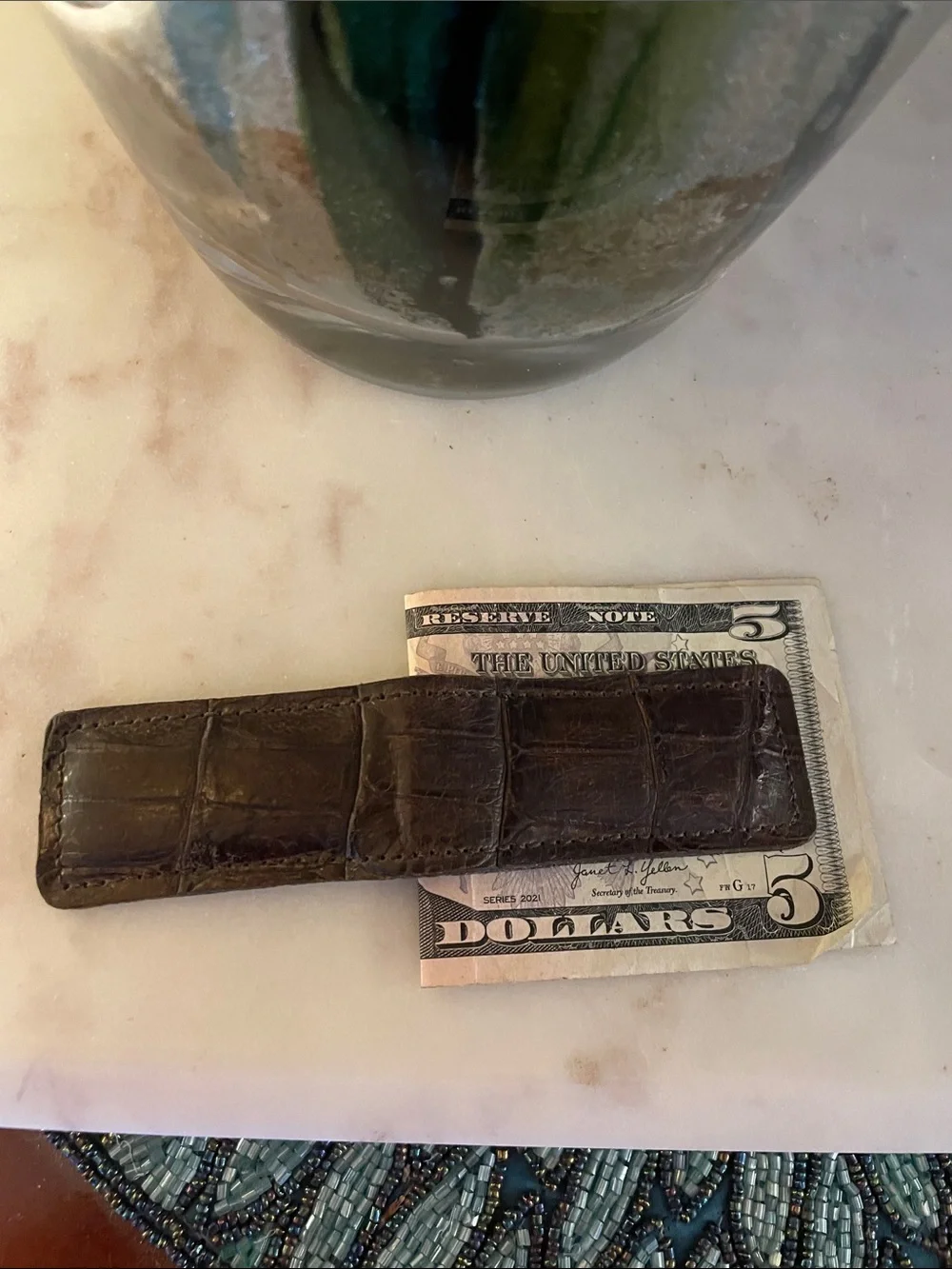 made in usa genuine alligator